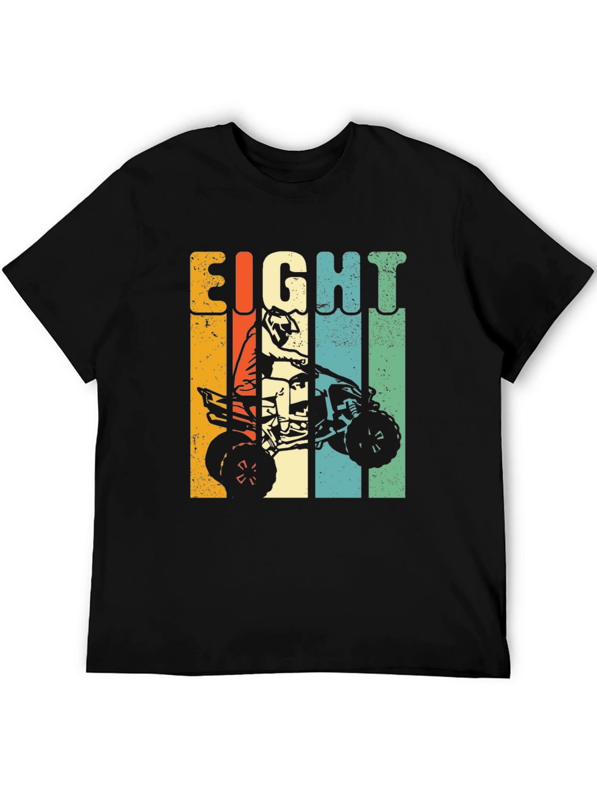 Eight Birthday ATV Rider Kids T-Shirt