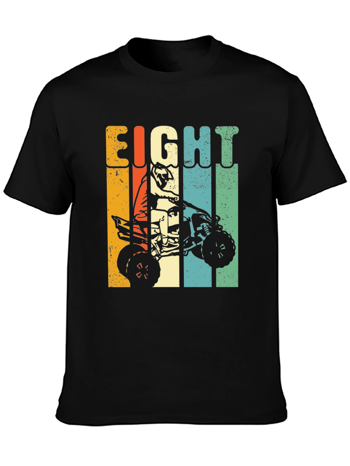 Eight Birthday ATV Rider Kids T-Shirt
