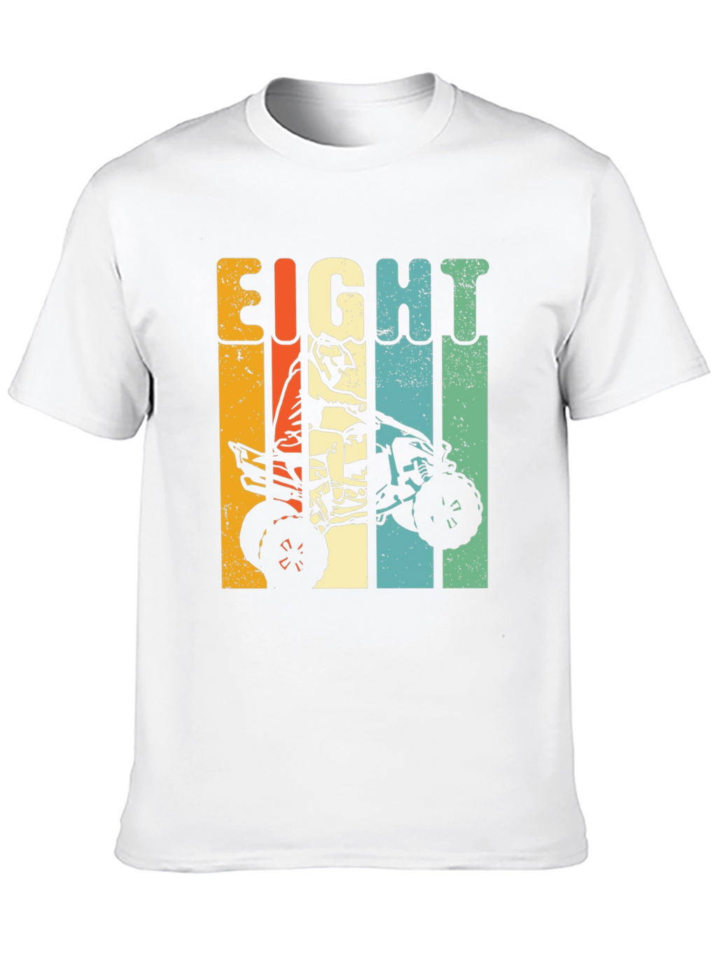 Eight Birthday ATV Rider Kids T-Shirt