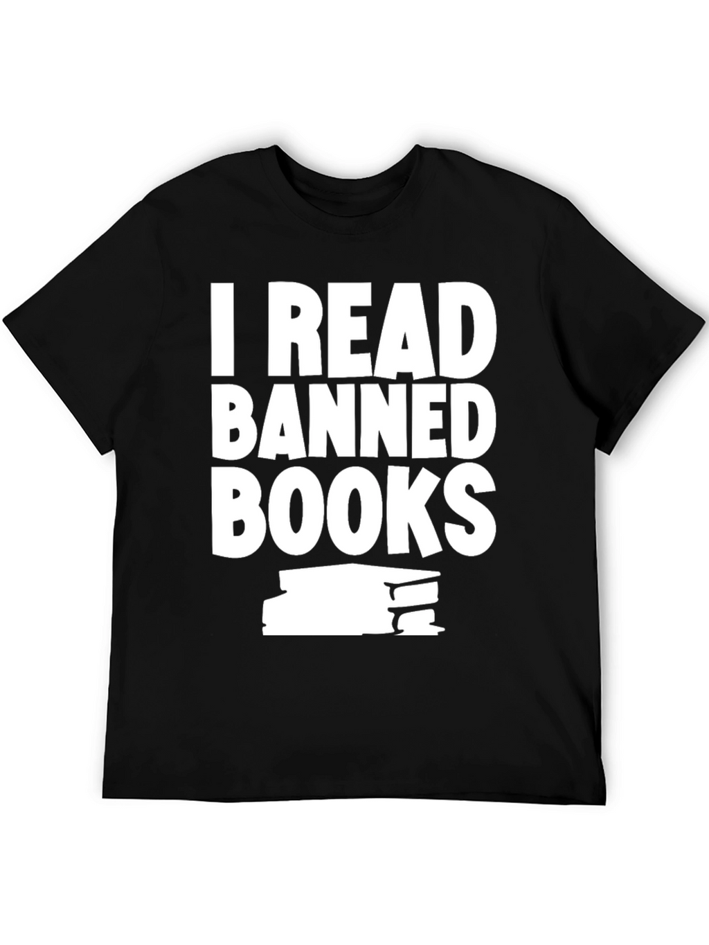 I Read Banned Books Black T-Shirt