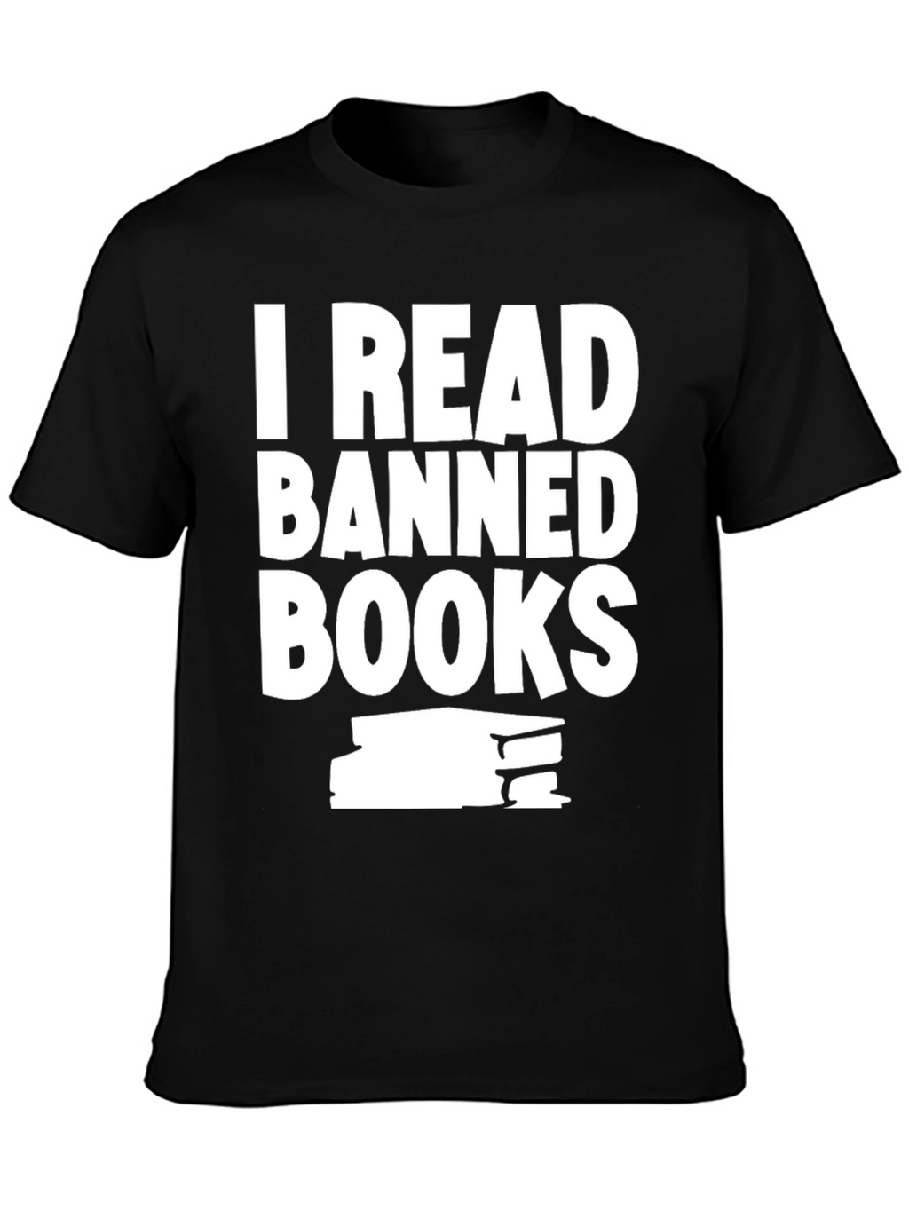 I Read Banned Books Black T-Shirt