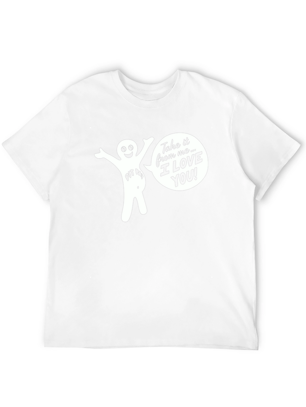 Funny Pit Pat I Love You Graphic T-Shirt