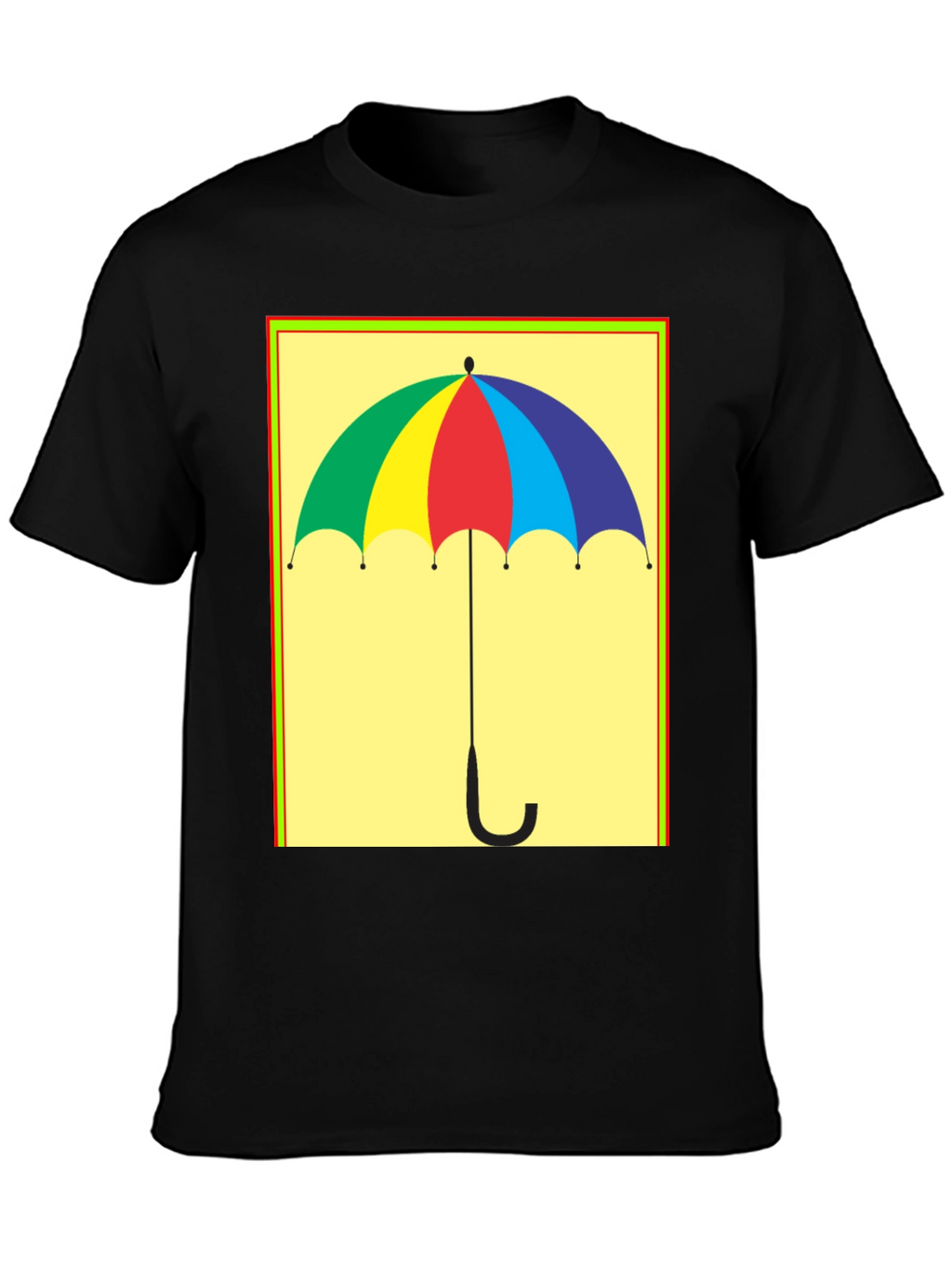 Rainbow Umbrella Graphic Tee