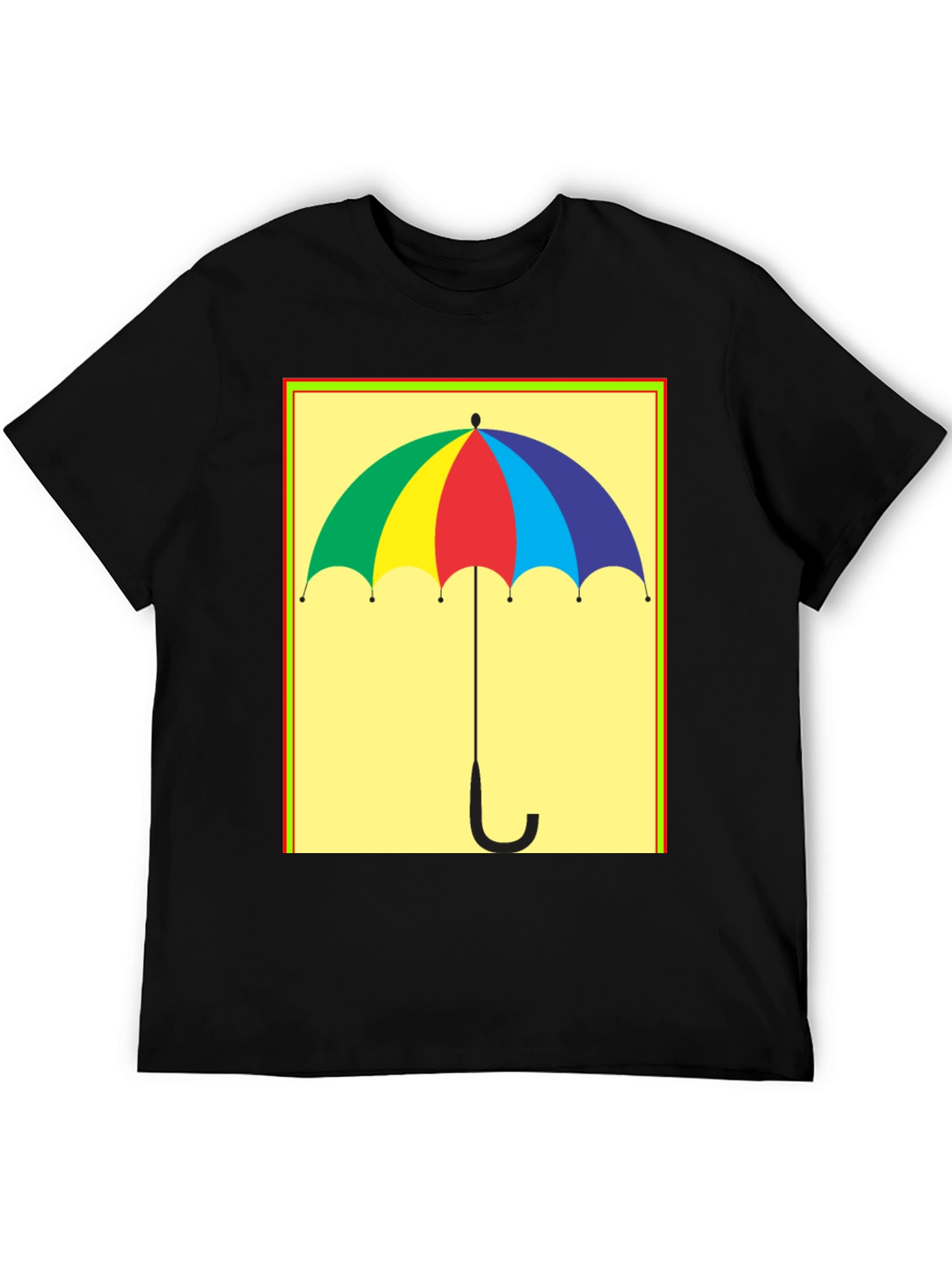 Rainbow Umbrella Graphic Tee
