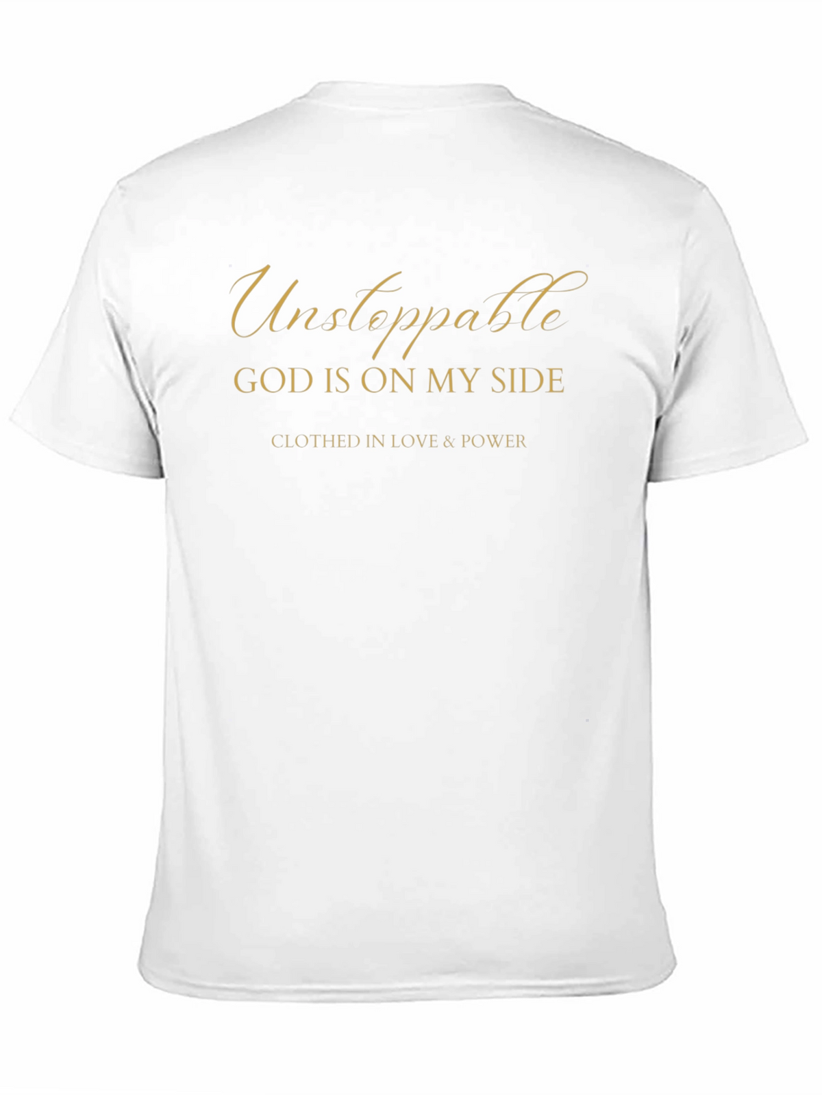 Unstoppable God Graphic Tee - Black Christian T-Shirt