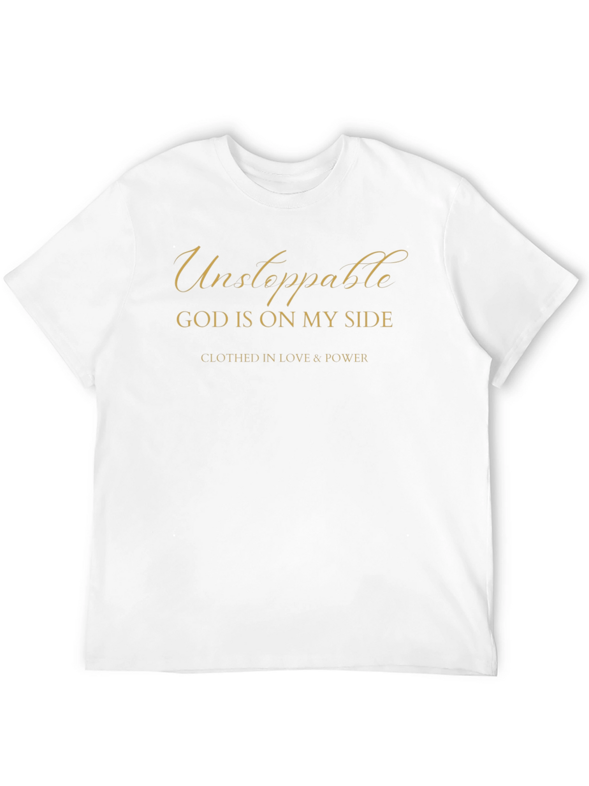 Unstoppable God Graphic Tee - Black Christian T-Shirt