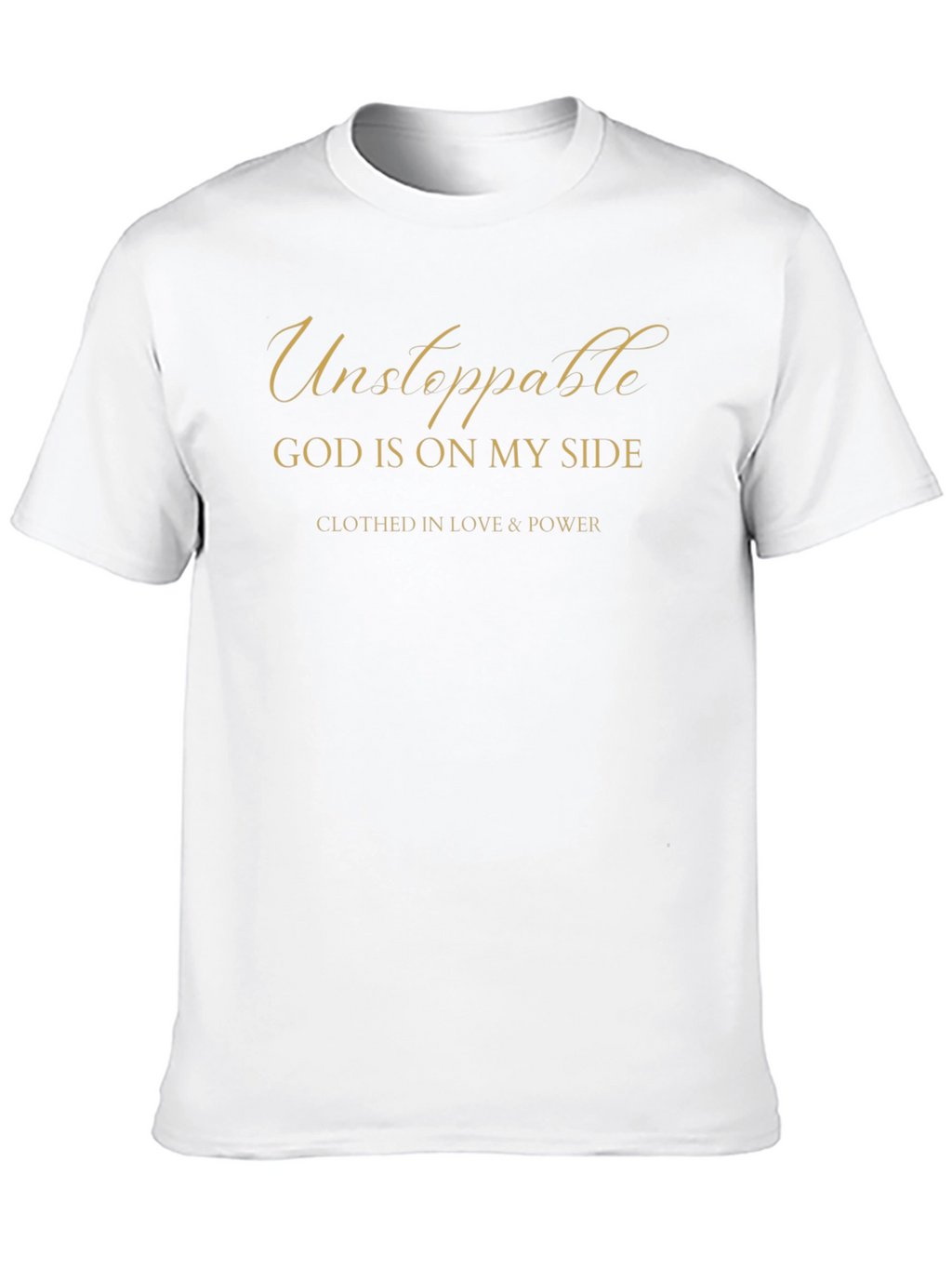 Unstoppable God Graphic Tee - Black Christian T-Shirt