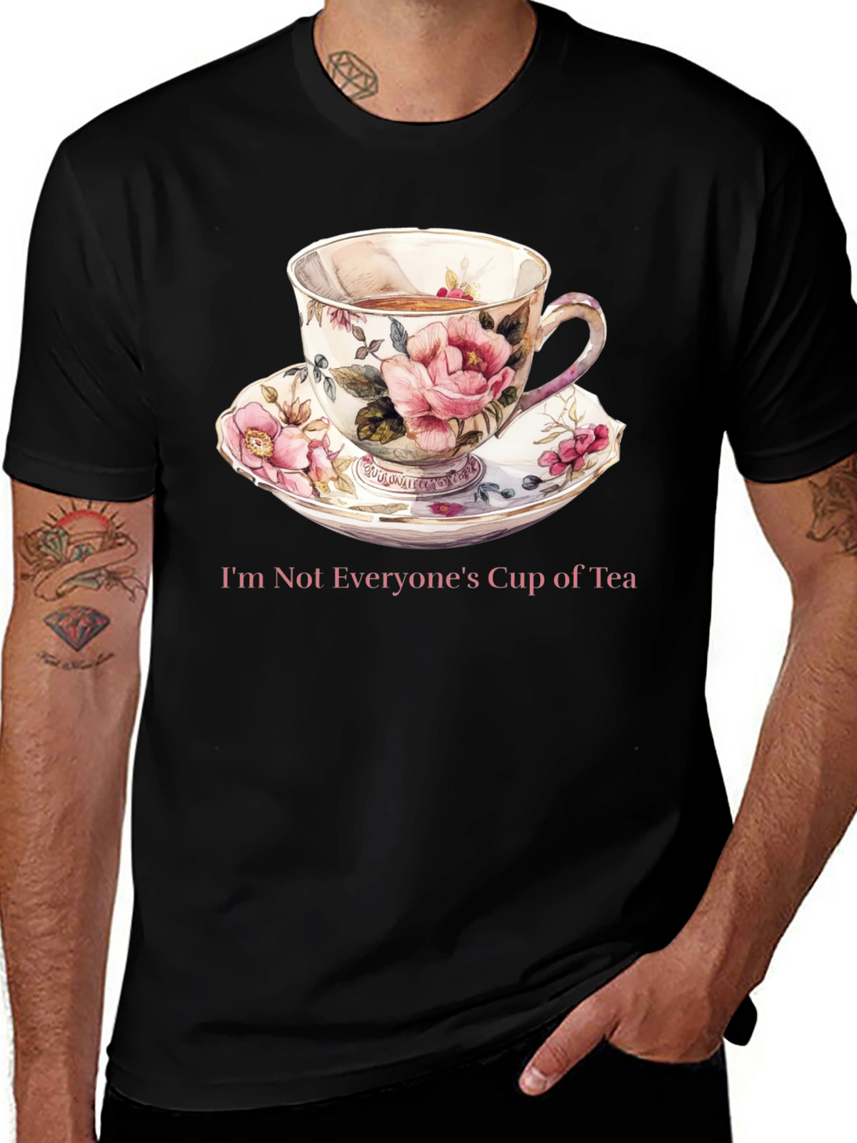 Unique Not Everyones Cup of Tea Graphic Tee