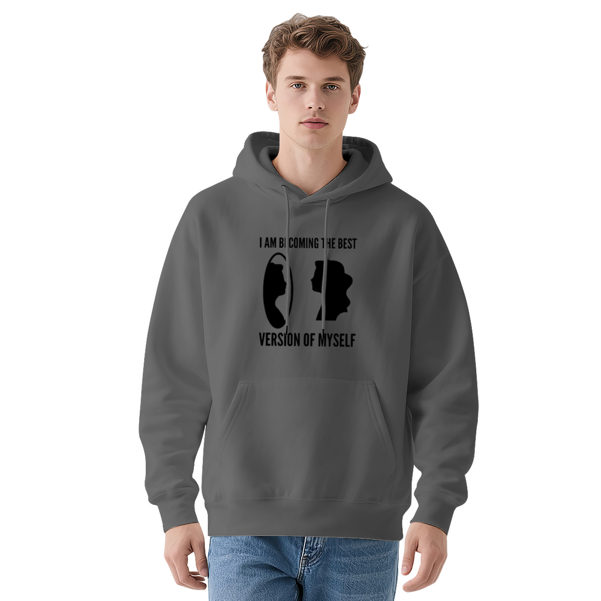 Cool Statement Hoodie - Bold Print