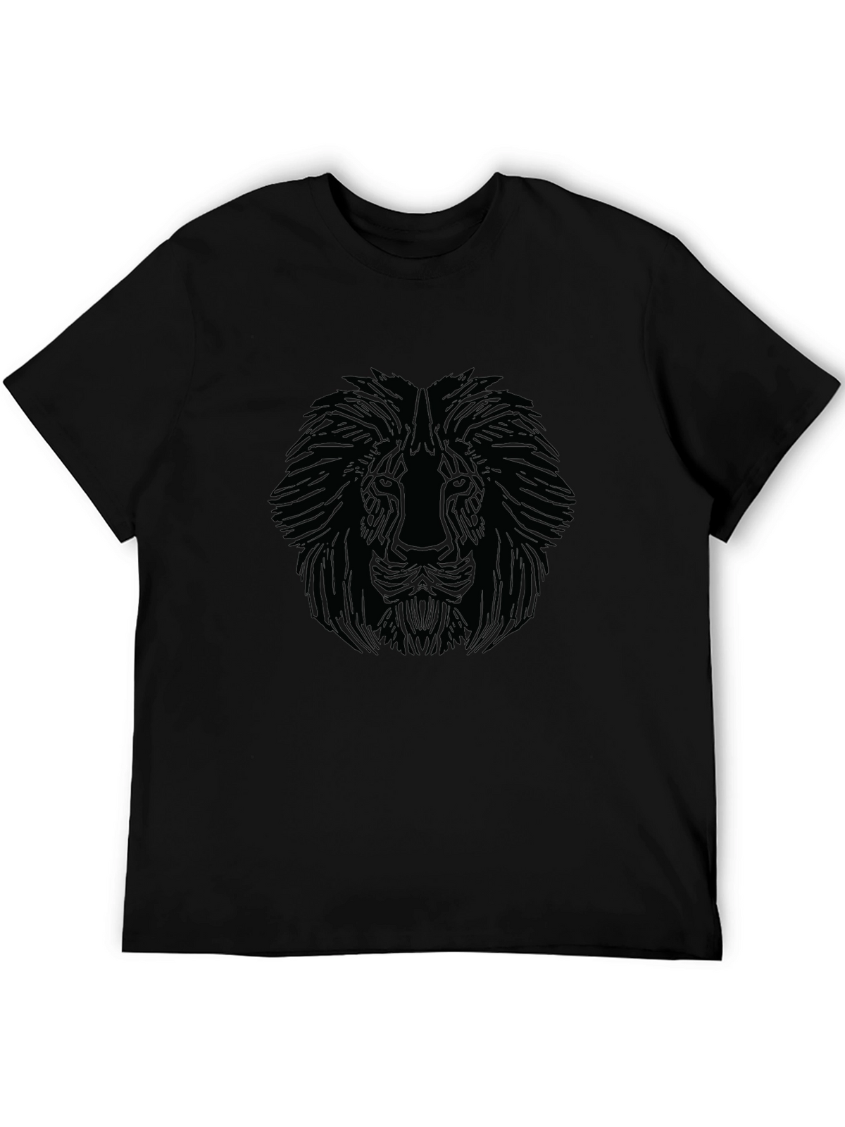 Black Lion Graphic Tee - Mens Stylish T-Shirt