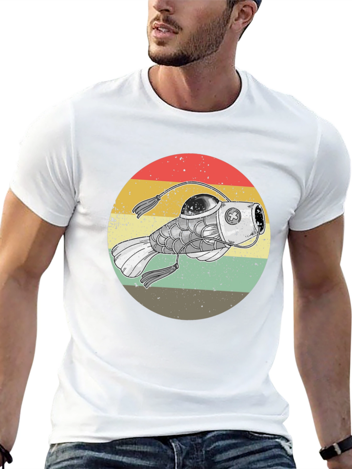 Retro Steampunk Angler Fish Graphic Tee