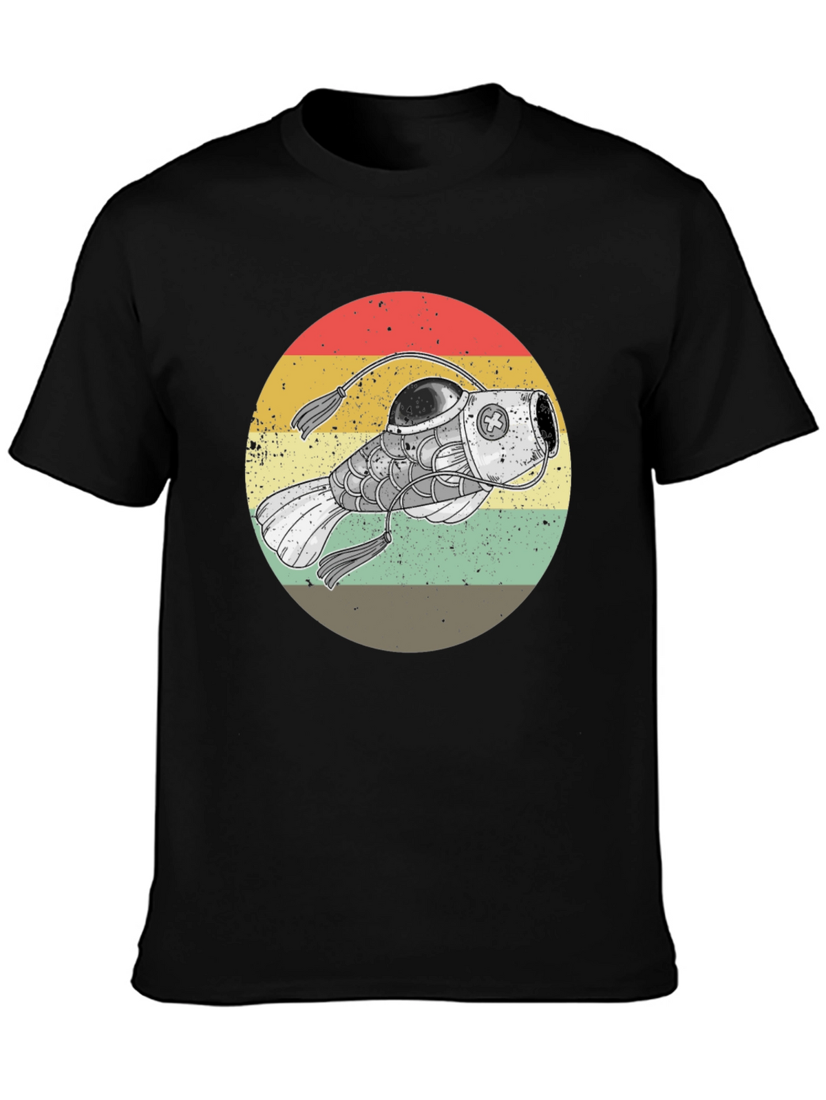 Retro Steampunk Angler Fish Graphic Tee