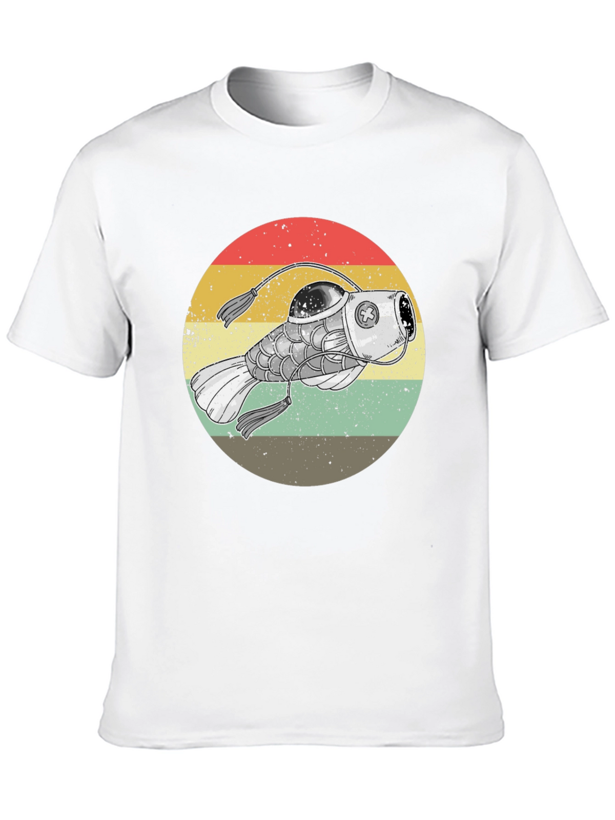 Retro Steampunk Angler Fish Graphic Tee