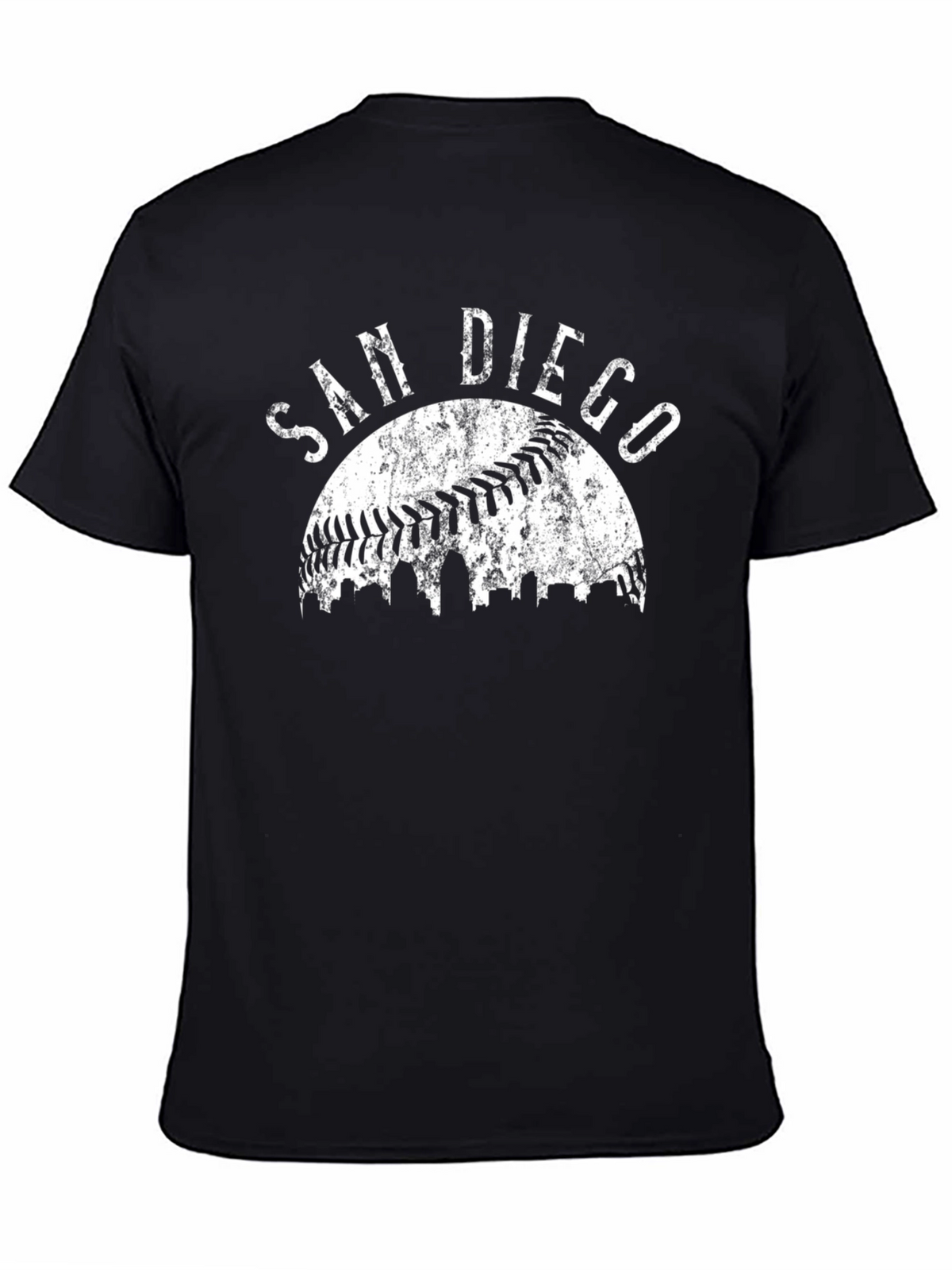 San Diego Baseball Graphic T-Shirt - Black