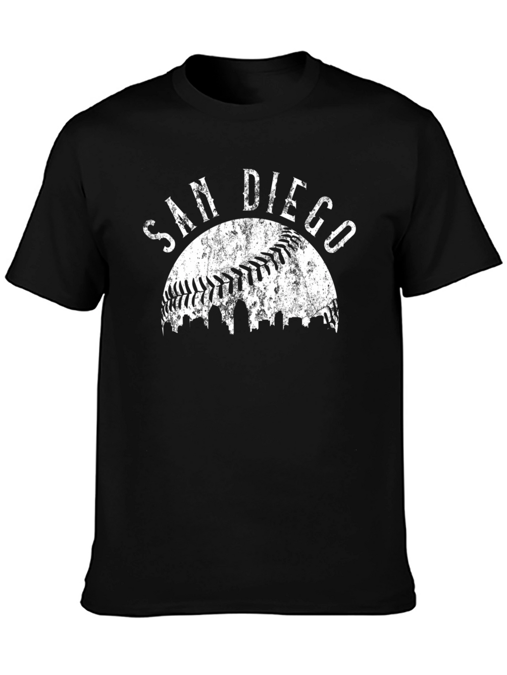 San Diego Baseball Graphic T-Shirt - Black