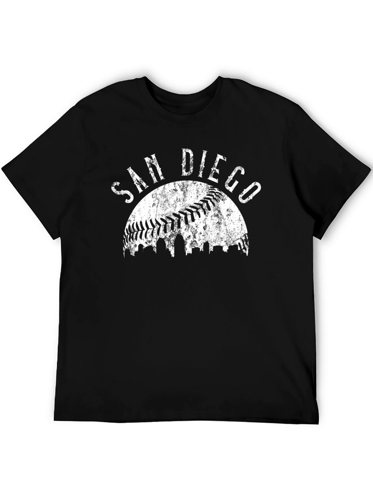 San Diego Baseball Graphic T-Shirt - Black