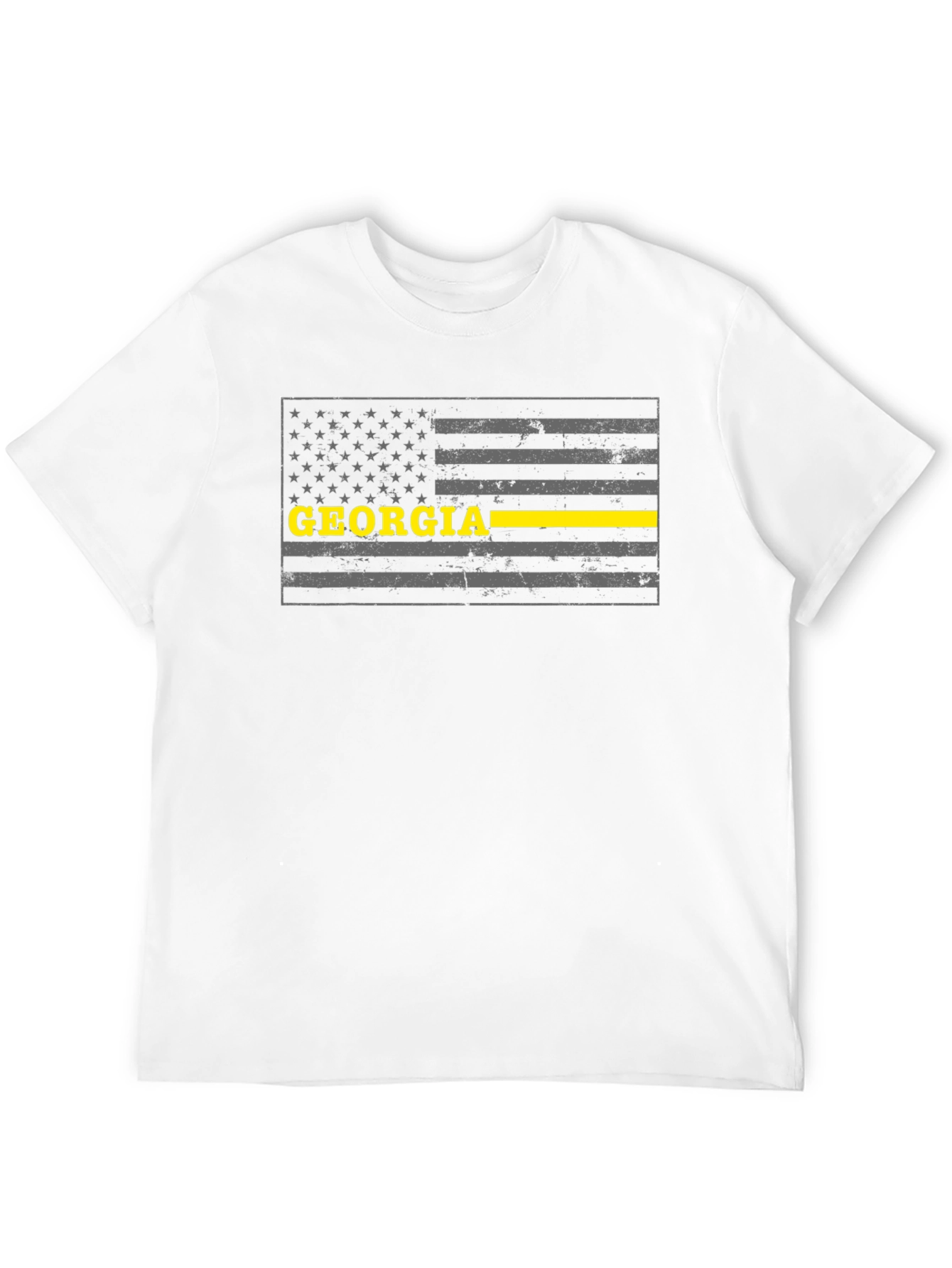 Georgia Thin Yellow Line Flag T-Shirt