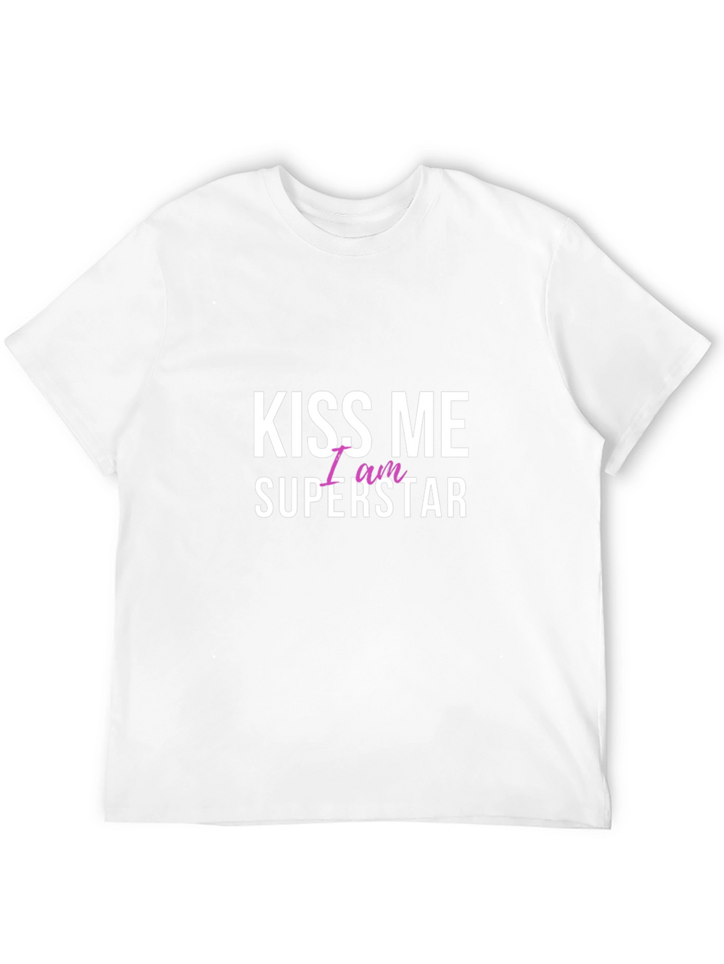 Kiss Me I am Superstar Graphic T-Shirt
