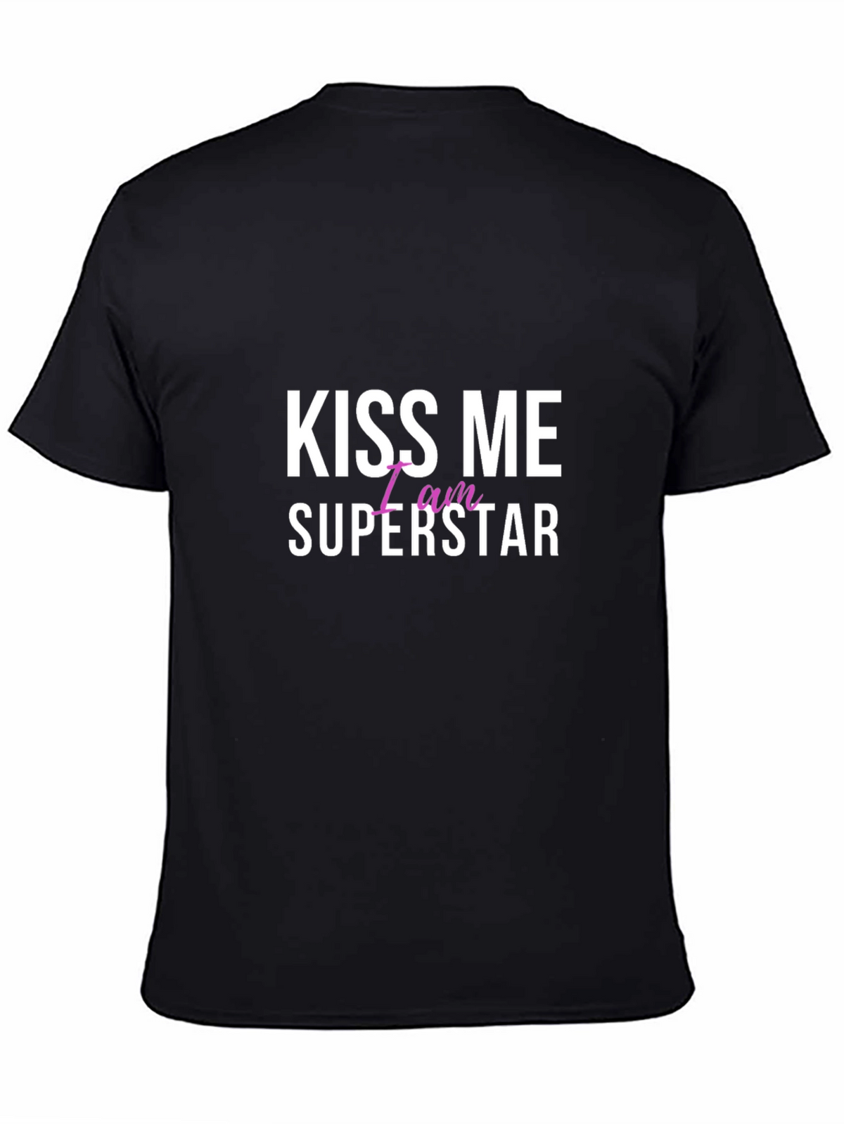 Kiss Me I am Superstar Graphic T-Shirt