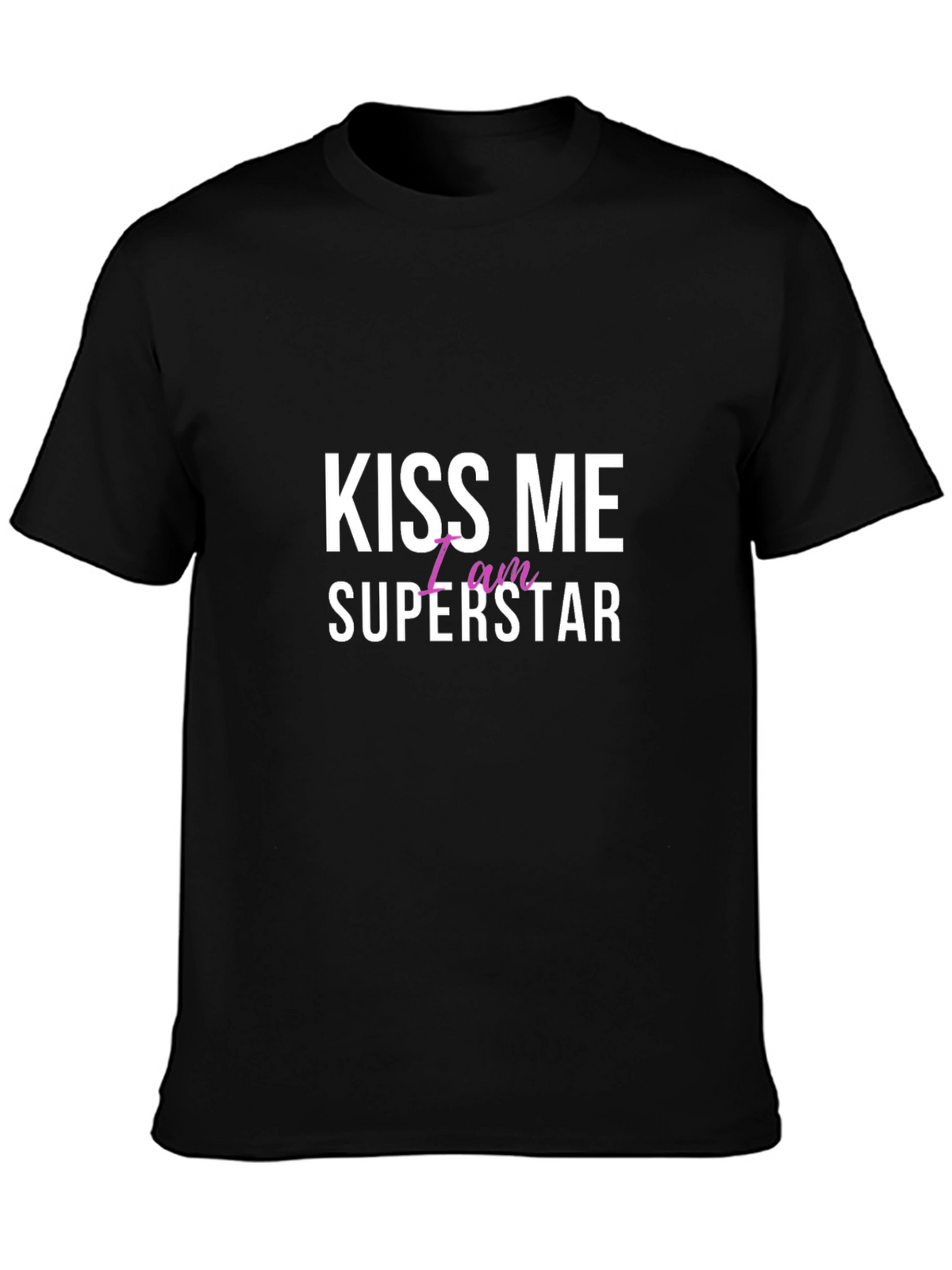 Kiss Me I am Superstar Graphic T-Shirt