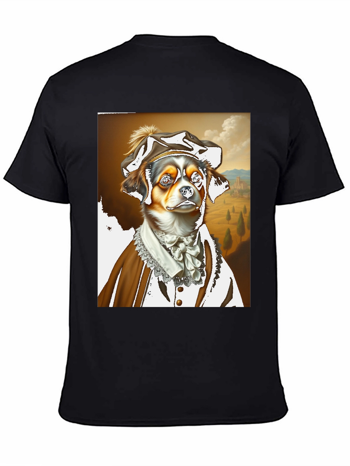 Renaissance Dog T-Shirt - Funny Pet Portrait Tee
