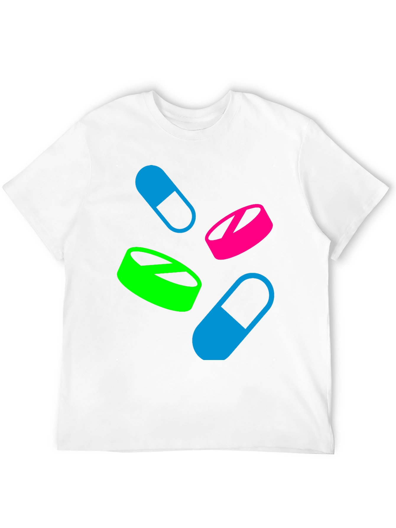 Pills Graphic T-Shirt - Casual Wear