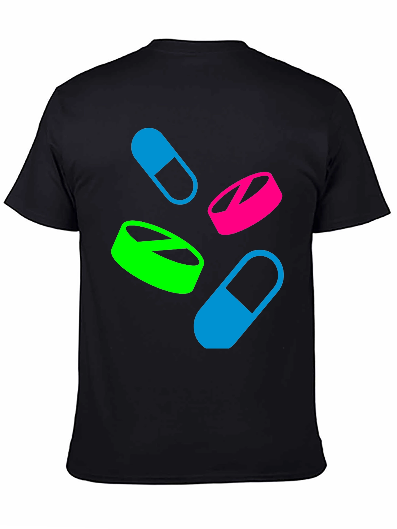 Pills Graphic T-Shirt - Casual Wear
