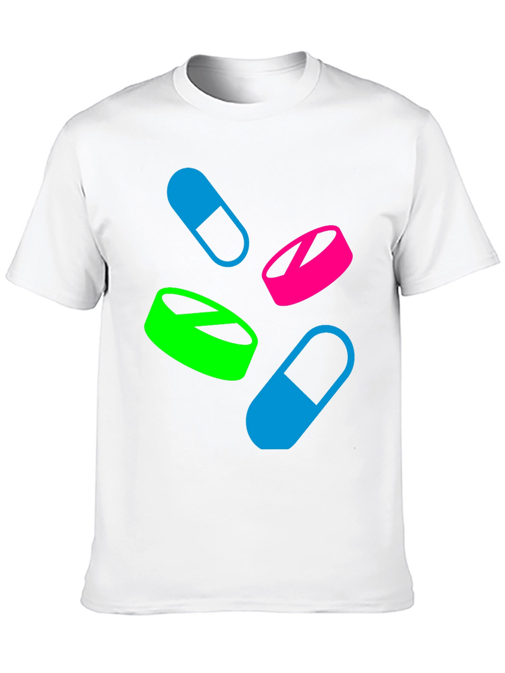 Pills Graphic T-Shirt - Casual Wear