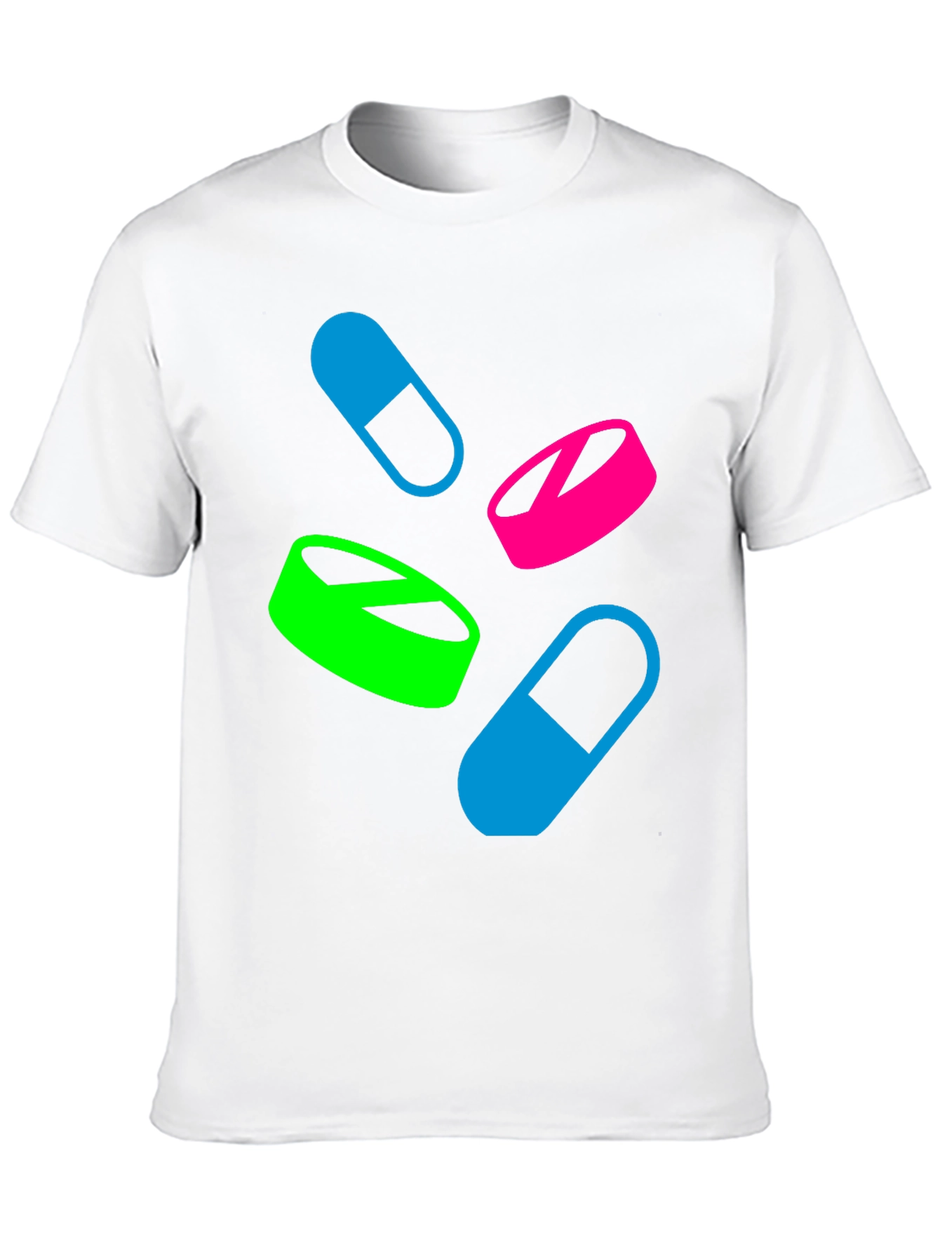 Pills Graphic T-Shirt - Casual Wear