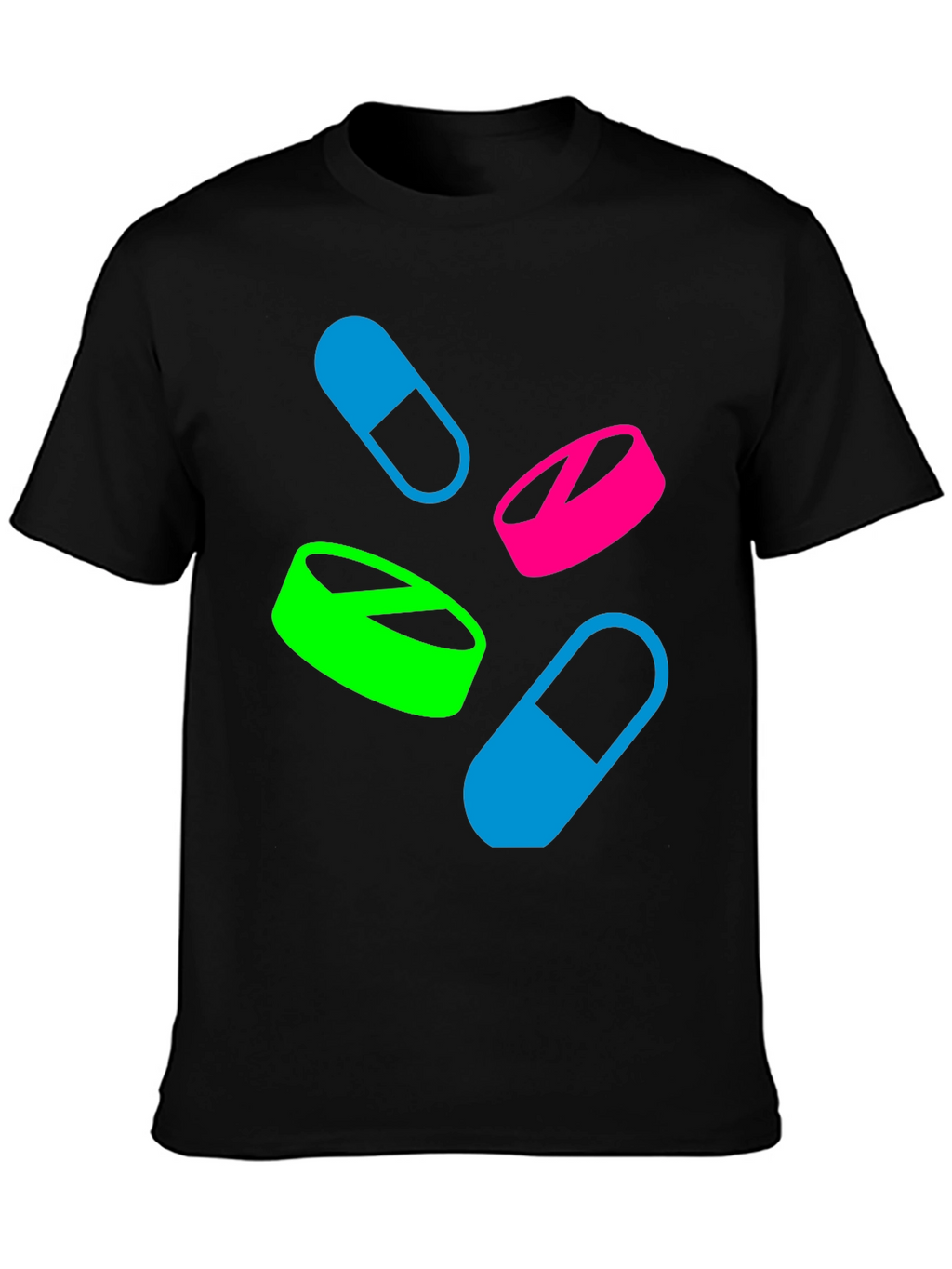 Pills Graphic T-Shirt - Casual Wear