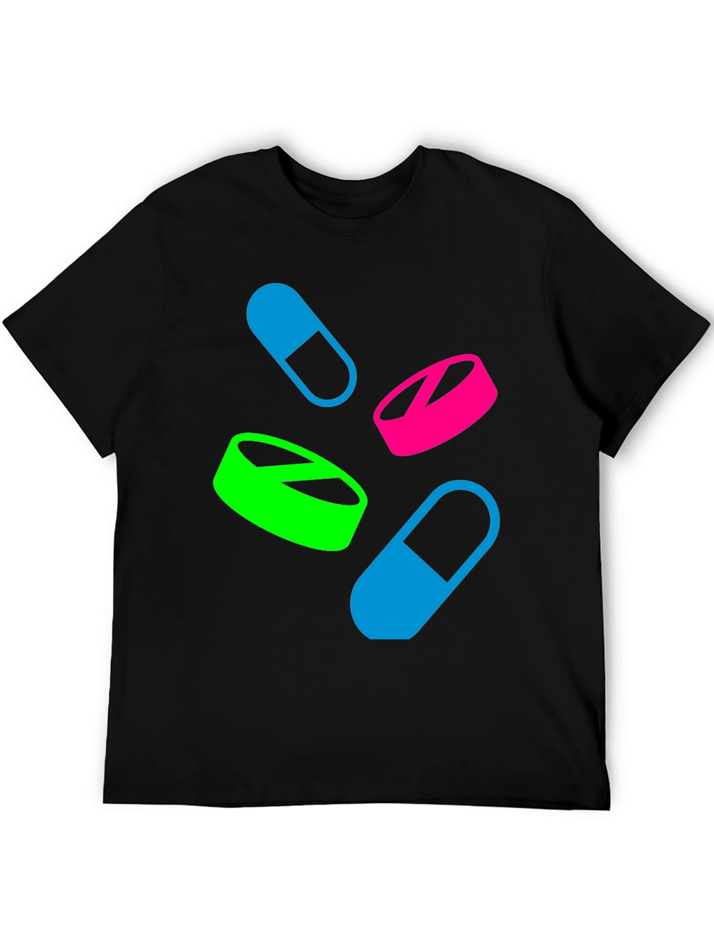 Pills Graphic T-Shirt - Casual Wear