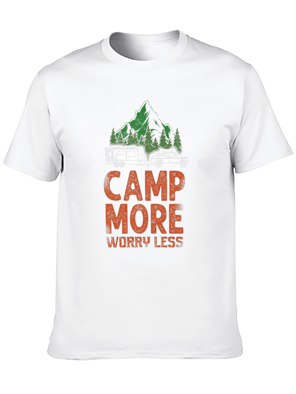 Camp More Worry Less Graphic Tee