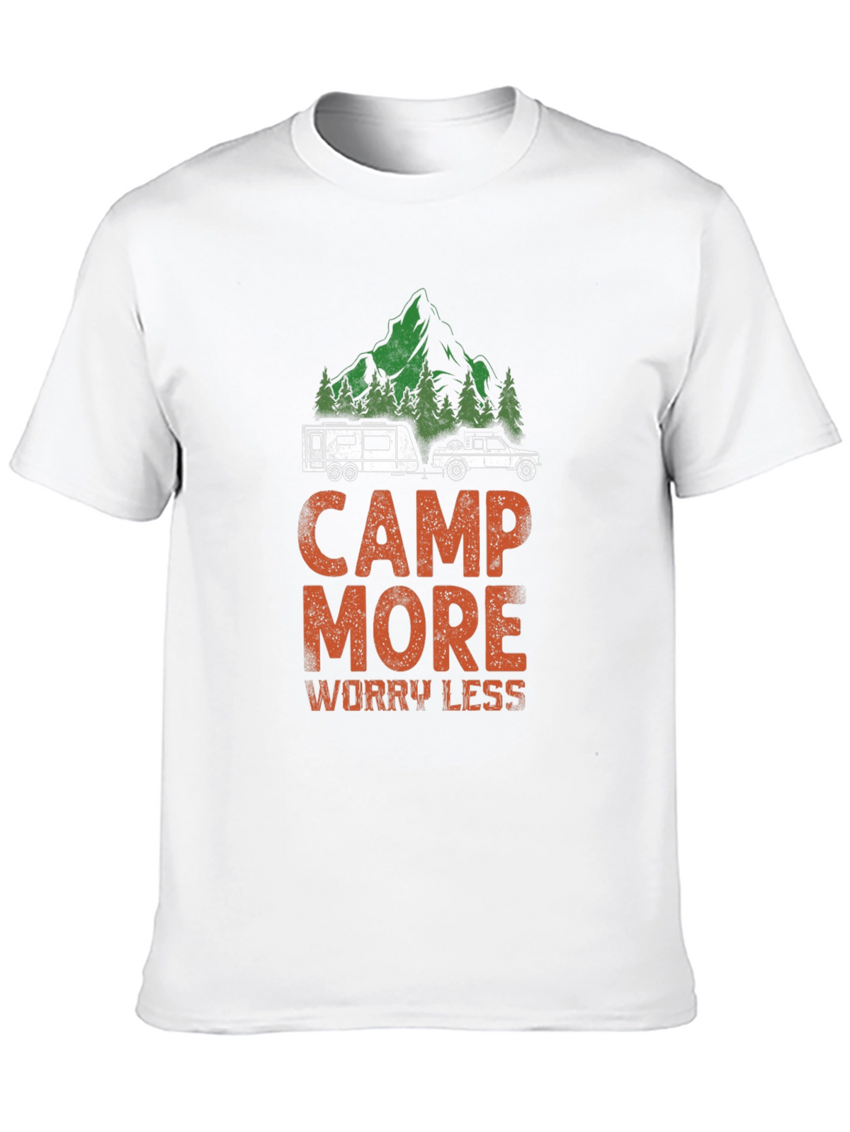 Camp More Worry Less Graphic Tee
