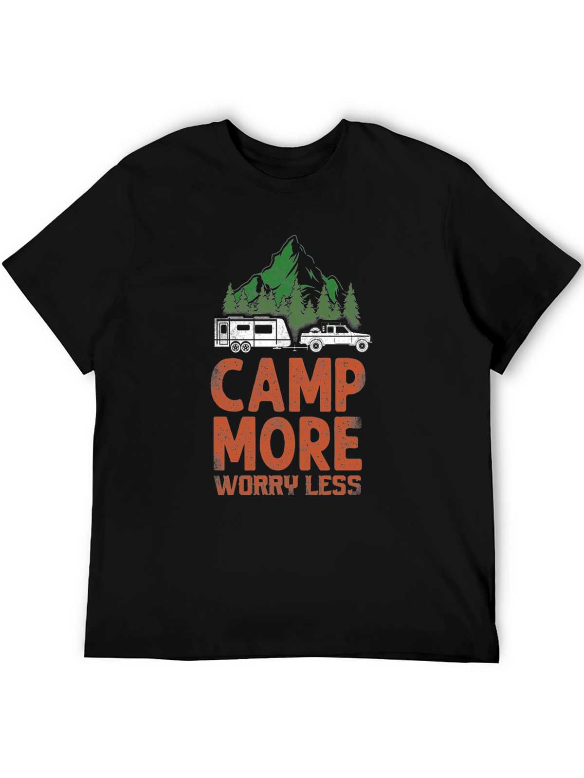 Camp More Worry Less Graphic Tee