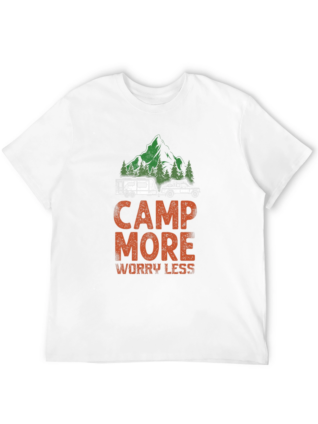 Camp More Worry Less Graphic Tee