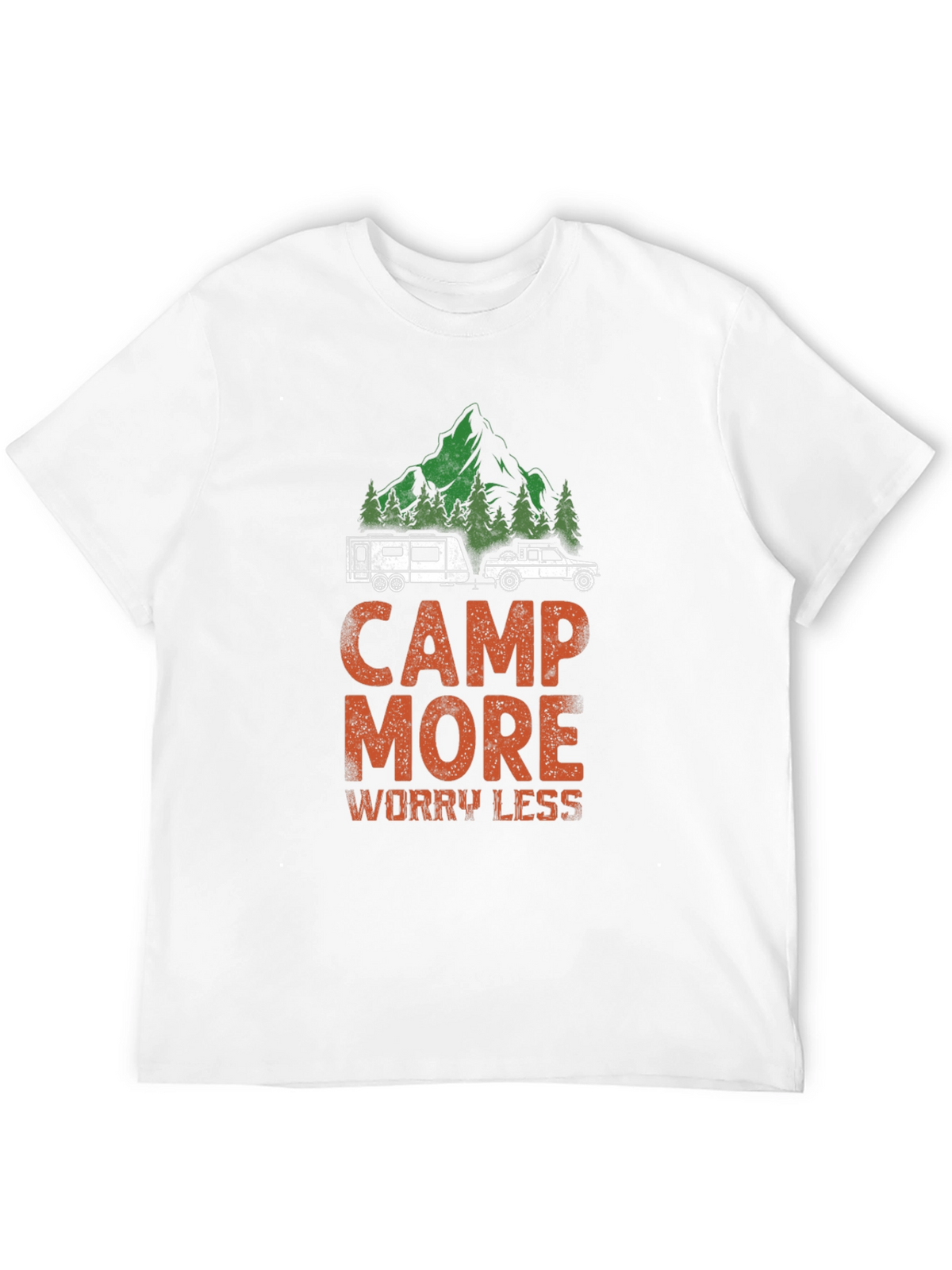 Camp More Worry Less Graphic Tee