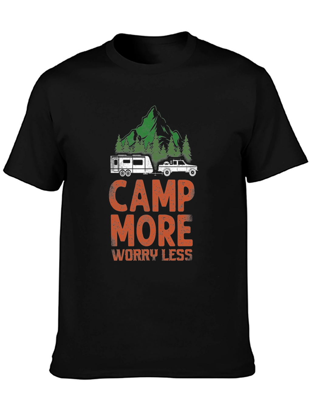 Camp More Worry Less Graphic Tee