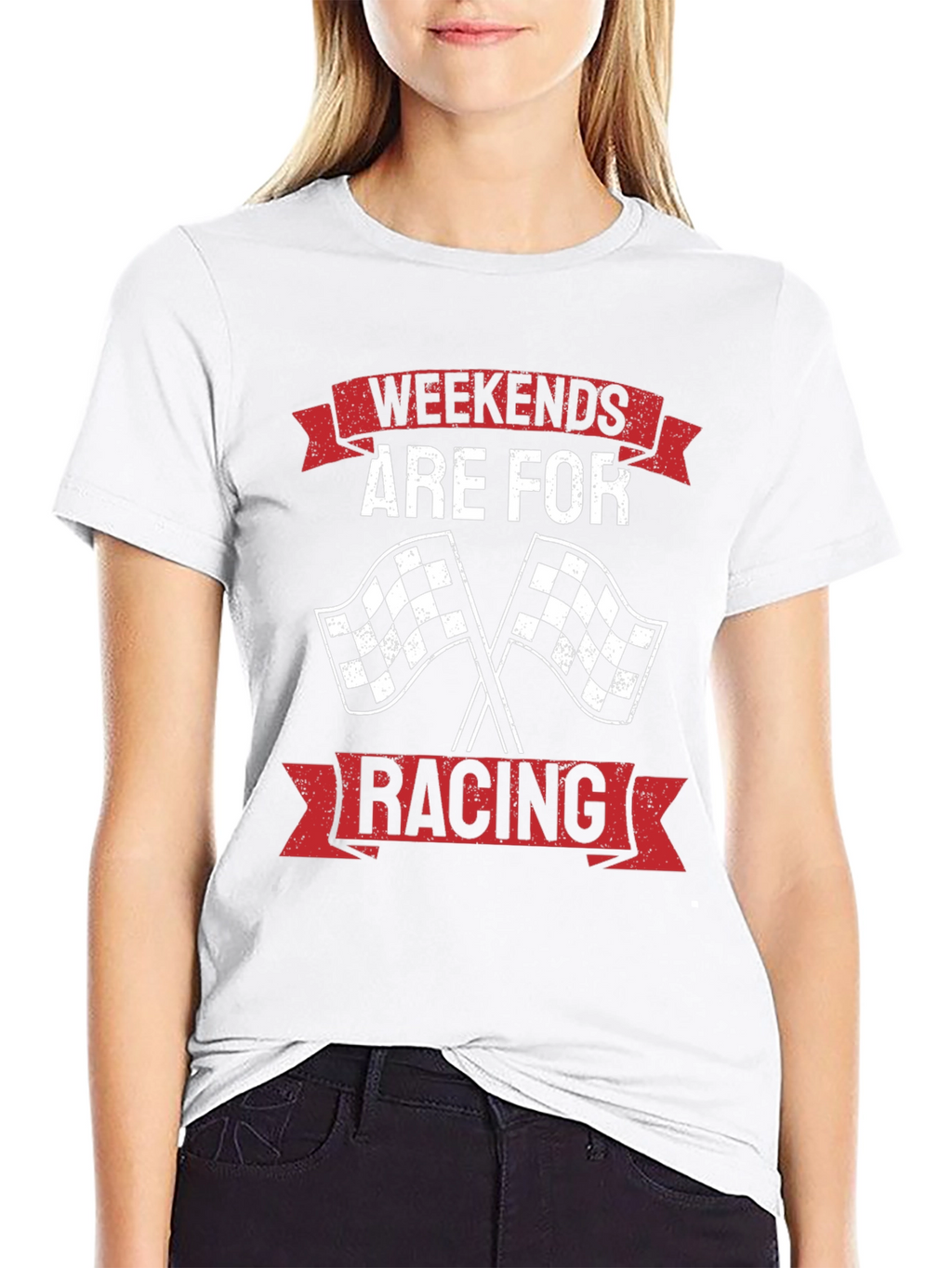 Weekends Are For Racing Graphic Tee