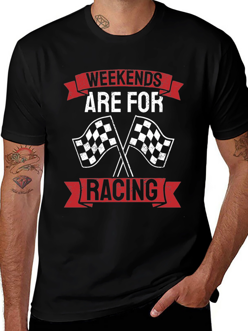 Weekends Are For Racing Graphic Tee