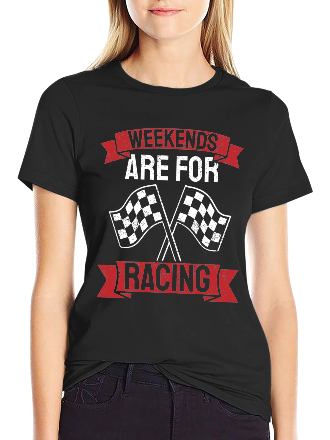 Weekends Are For Racing Graphic Tee