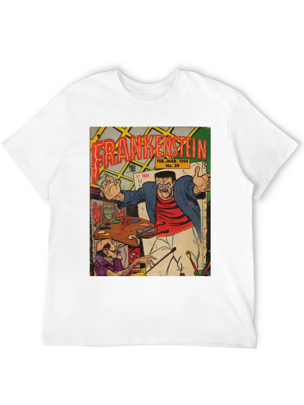 Frankenstein Comic Book Cover T-Shirt