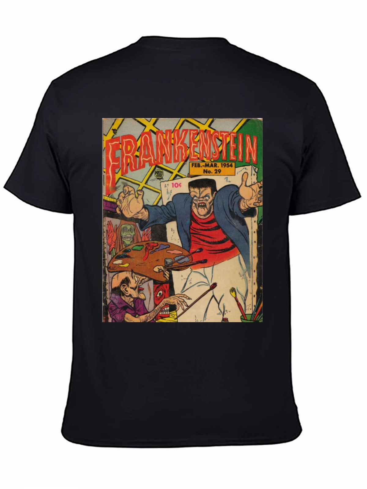 Frankenstein Comic Book Cover T-Shirt