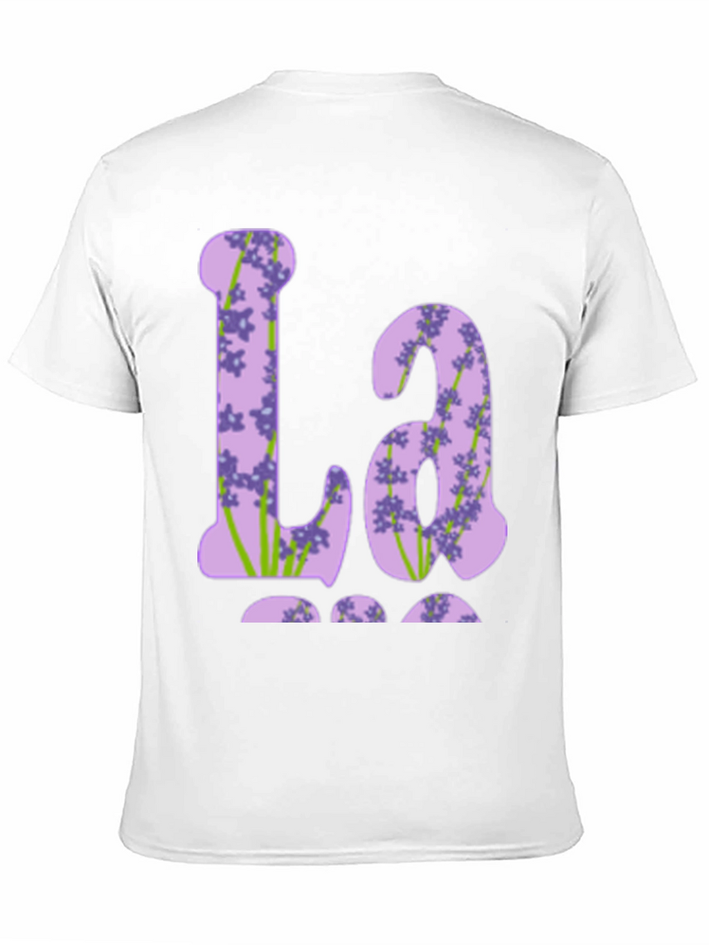Floral Initial T-Shirt - La