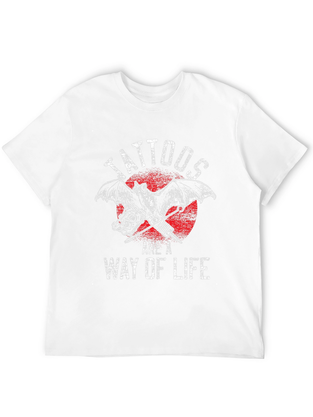 Tattoos Are A Way Of Life Bat Graphic Tee