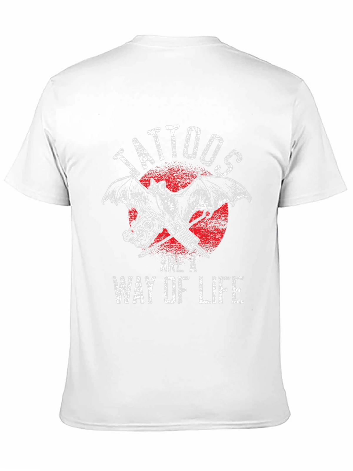 Tattoos Are A Way Of Life Bat Graphic Tee