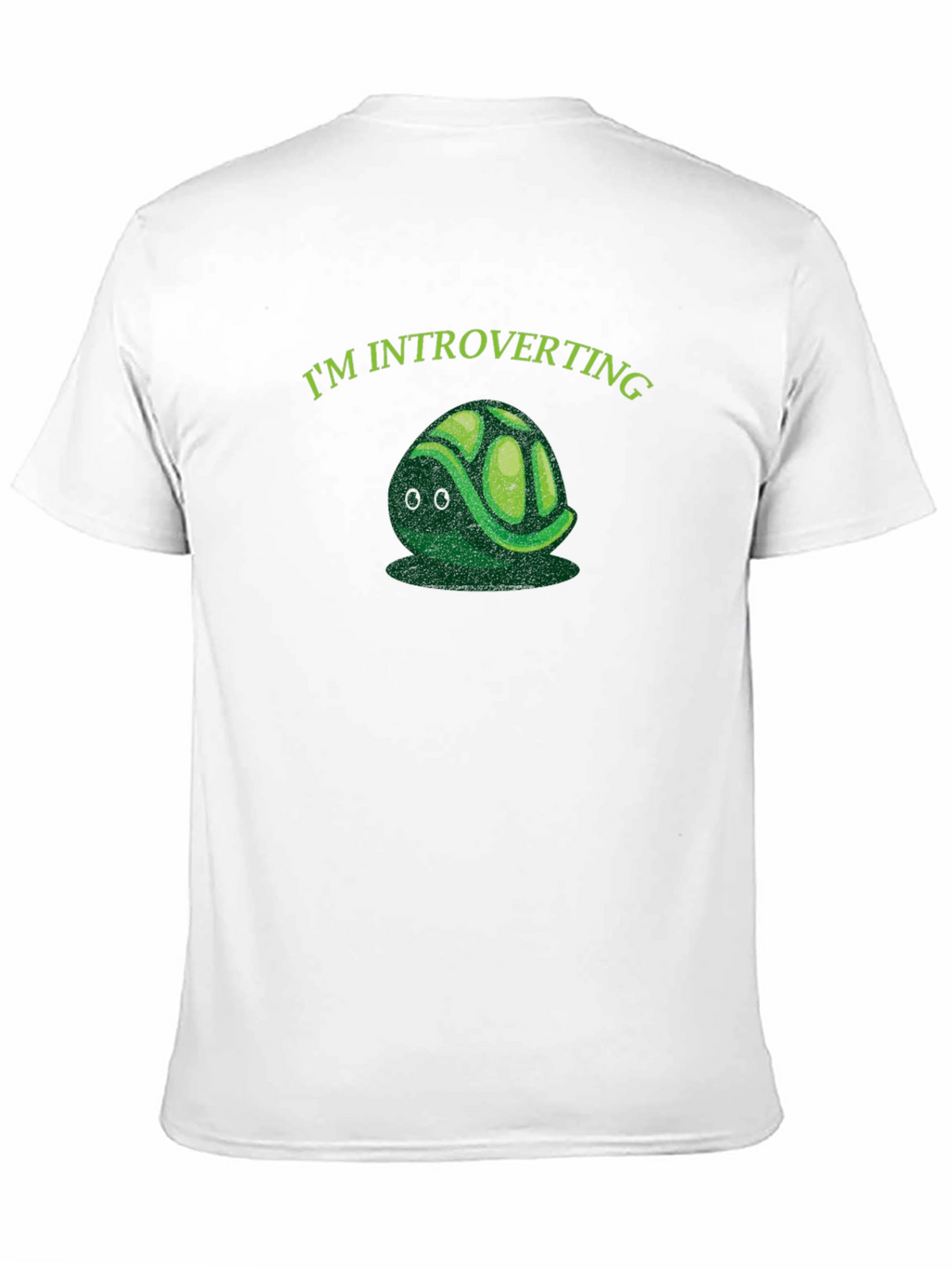 Introverting Turtle Graphic Tee - Black