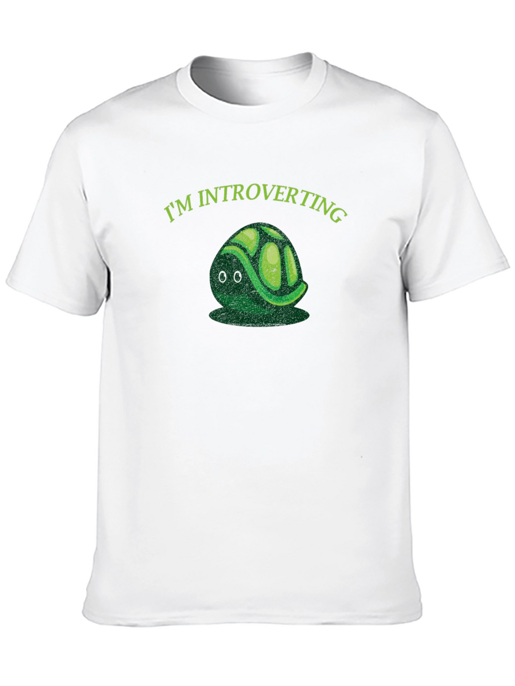 Introverting Turtle Graphic Tee - Black
