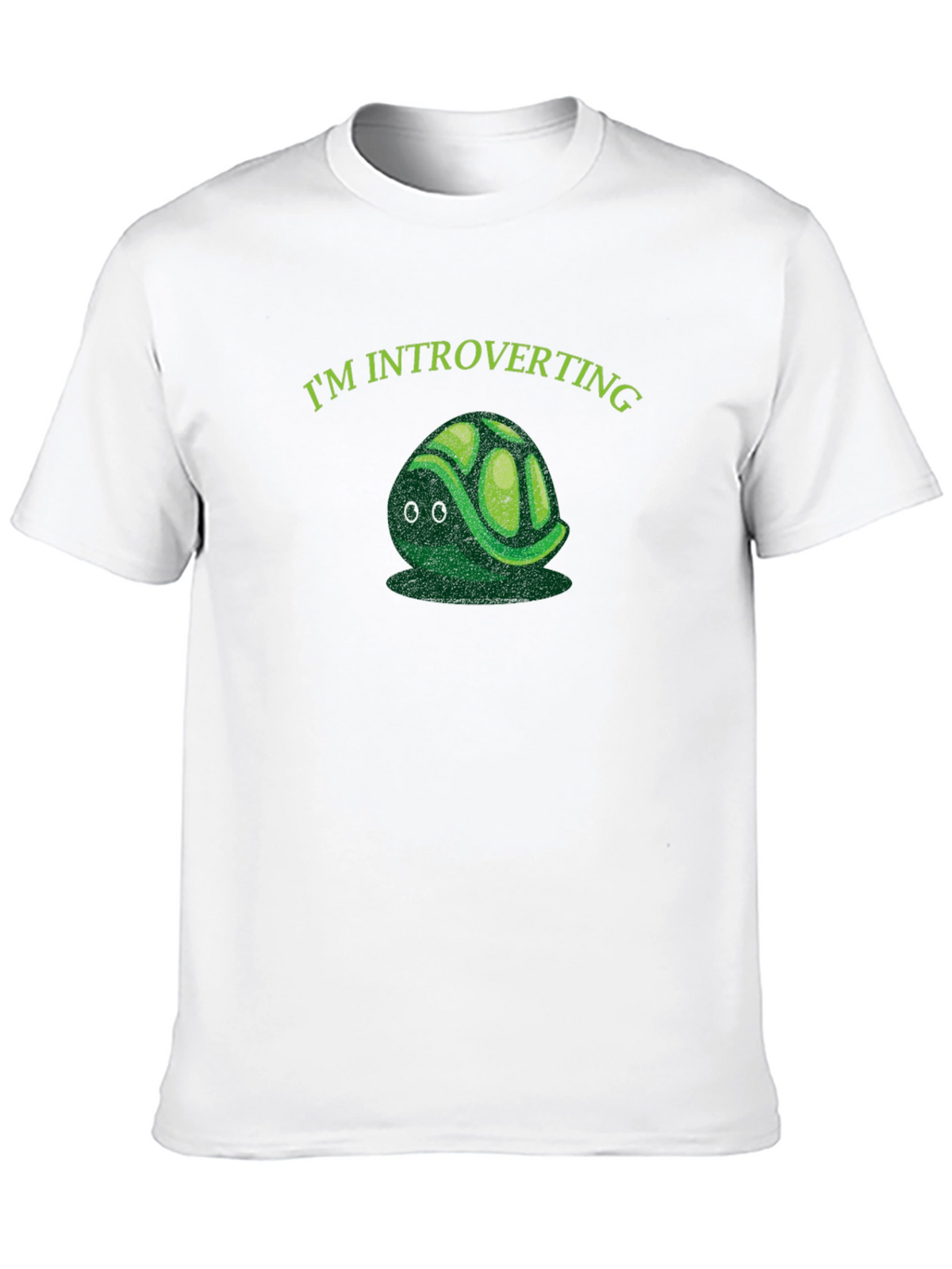 Introverting Turtle Graphic Tee - Black