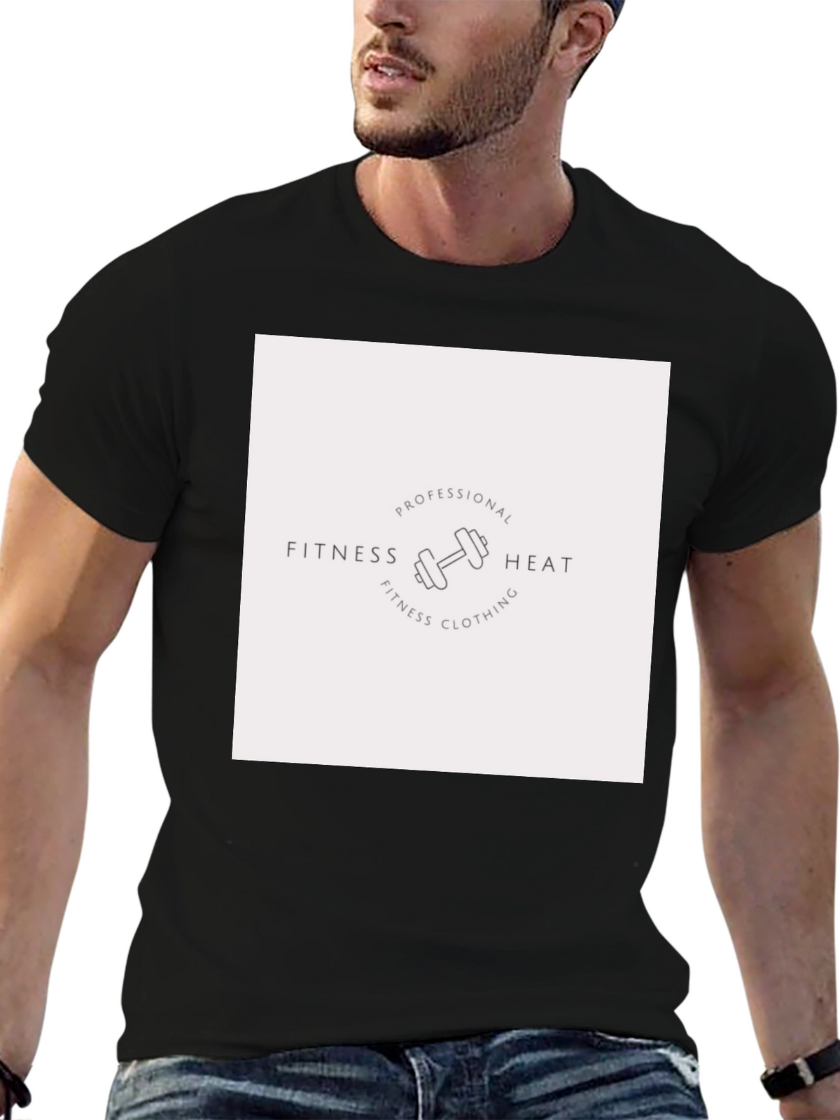 Fitness Heat Black T-Shirt