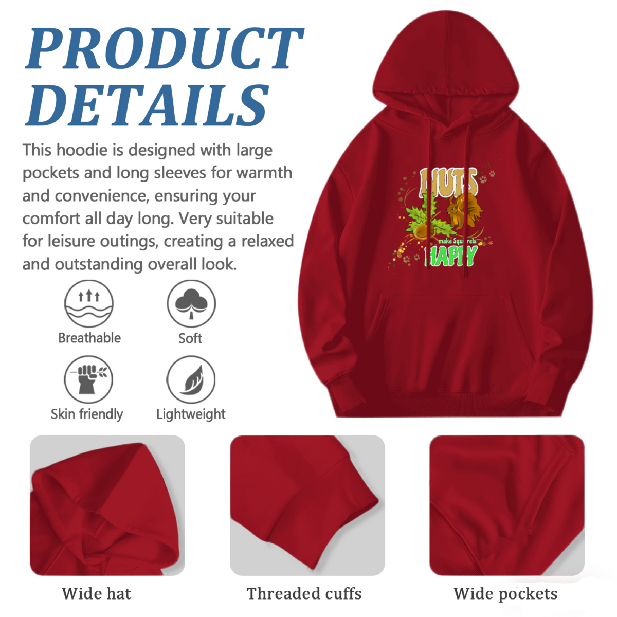 Nuts Graphic Hoodie